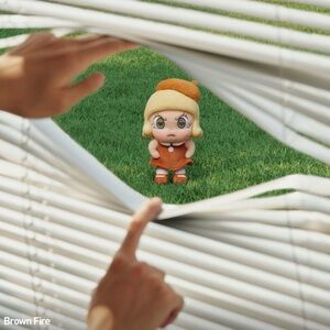 Angry Molly Angry Energy Plush Pendant - Confirmed Brown Fire